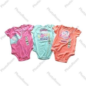 Garanimals T Shirt One Piece 18M Snap Bottom Lot of 3 New